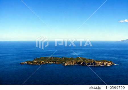 伊豆七島の式根島 空撮 伊豆七島の式根島 空撮 140399790