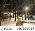 雪のコテージ 140399916