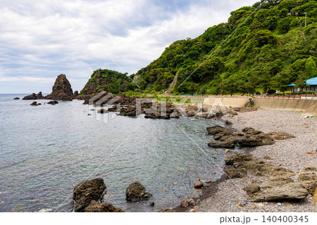 福井県、越前海岸の風景 福井県、越前海岸の風景 140400345