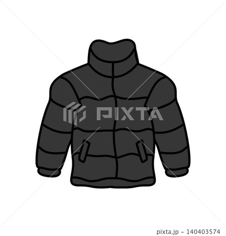 puffer jacket illustration collar puffer jacket illustration collar 140403574