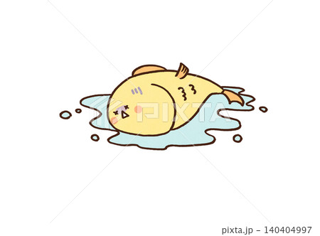 陸に打ち上げられ苦しそうな表情の魚(A fish out of water) 陸に打ち上げられ苦しそうな表情の魚(A fish out of water) 140404997