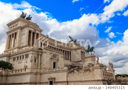 Victor Emmanuel II National Monument, also known as Vittoriano or Altare della Patria ("Altar of the Fatherland") in Rome, Italy Victor Emmanuel II National Monument, also known as Vittoriano or Altare della Patria ("Altar of the Fatherland") in Rome, Italy 140405315