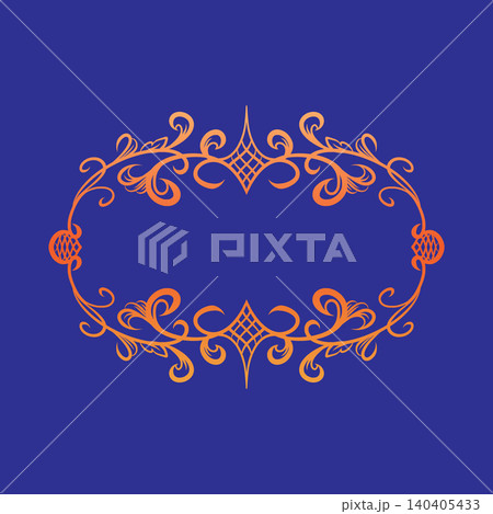 vector background with floral ornament vector background with floral ornament 140405433