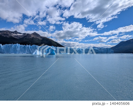 Perito Moreno Glacier and rugged Patagonian mountains Perito Moreno Glacier and rugged Patagonian mountains 140405606