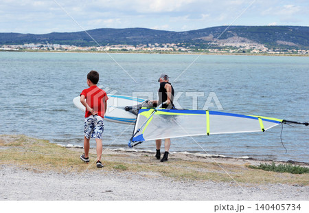 lesson of sailboard, 140405734