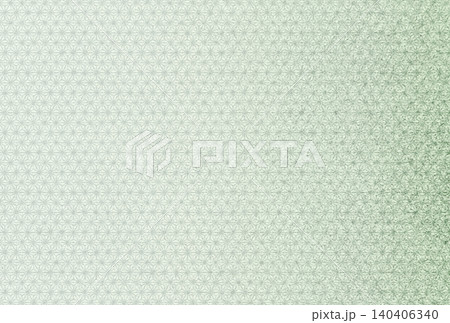 キラキラ輝く繊細な淡い抹茶色の模様に薄緑色の麻の葉柄を重ねた背景画像4 キラキラ輝く繊細な淡い抹茶色の模様に薄緑色の麻の葉柄を重ねた背景画像4 140406340
