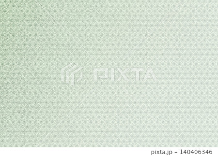 キラキラ輝く繊細な淡い抹茶色の模様に薄緑色の麻の葉柄を重ねた背景画像10 140406346