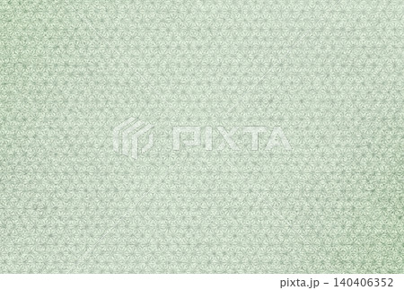 キラキラ輝く繊細な淡い抹茶色の模様に薄緑色の麻の葉柄を重ねた背景画像16 140406352