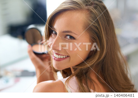 Portrait, woman and lipstick for makeup, beauty and cosmetology with smile, foundation and powder. Happy, female person and cosmetics with flawless skin, long hair and lip gloss for glow with closeup Portrait, woman and lipstick for makeup, beauty and cosmetology with smile, foundation and powder. Happy, female person and cosmetics with flawless skin, long hair and lip gloss for glow with closeup 140406481