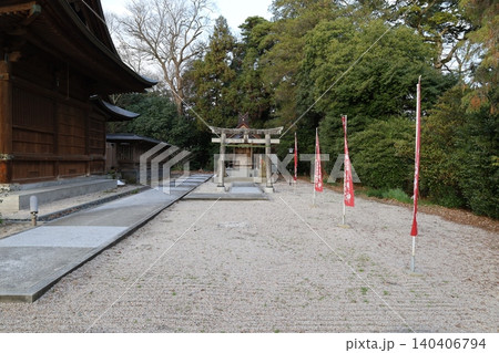 松江城の敷地にある松江神社の風景 140406794
