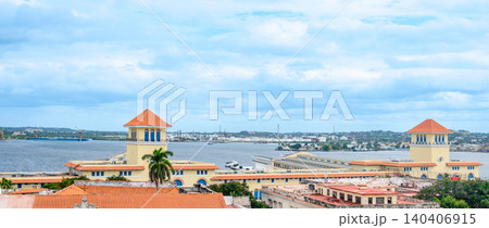 Old Customs House building in Plaza San Francisco in Havana, Cuba, Havana Harbor 140406915