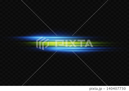 Dynamic blue and yellow light lines creating a vibrant motion blur effect Dynamic blue and yellow light lines creating a vibrant motion blur effect 140407730