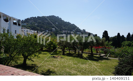 Beautiful public garden in Capri island - Giardini di Augusto Beautiful public garden in Capri island - Giardini di Augusto 140409151