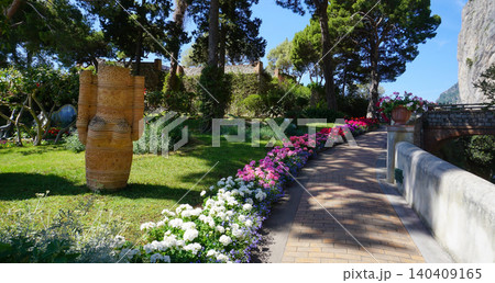 Beautiful public garden in Capri island - Giardini di Augusto 140409165