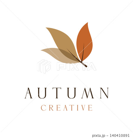 Autumn logo vector illustrations design template Autumn logo vector illustrations design template 140410891