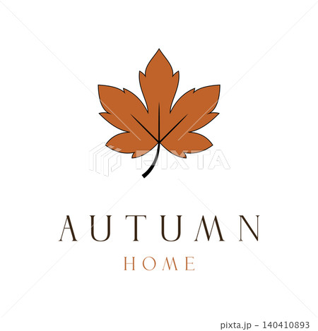 Autumn logo vector illustrations design template 140410893