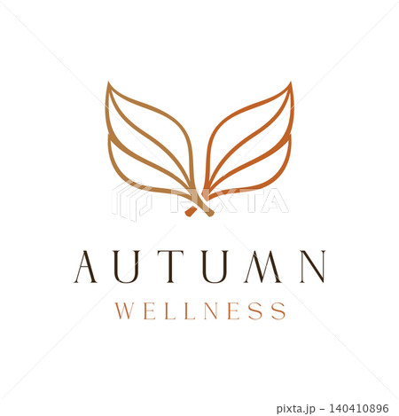Autumn logo vector illustrations design template Autumn logo vector illustrations design template 140410896