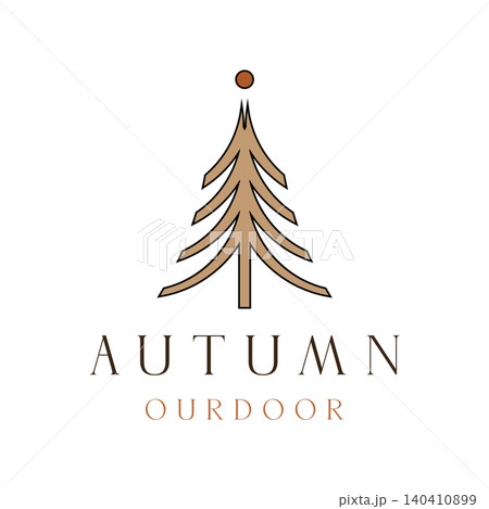 Autumn logo vector illustrations design template Autumn logo vector illustrations design template 140410899