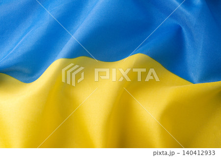 Ukraine flag waving in the wind background Ukraine flag waving in the wind background 140412933