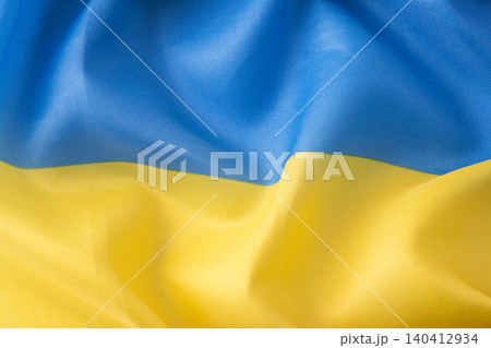 Ukraine flag waving in the wind background Ukraine flag waving in the wind background 140412934
