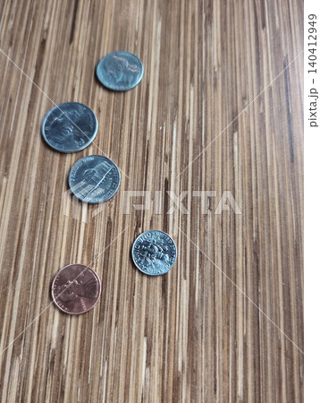 アメリカの硬貨 アメリカの硬貨 140412949