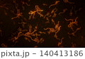 Microscopic view of infectious Ebola Virus cells (virions) and red blood cells flowing through the human bloodstream. Medical and healthcare concept illustration. 140413186