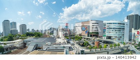 「埼玉県」JR川口駅東口前の風景 川口市 「埼玉県」JR川口駅東口前の風景 川口市 140413942