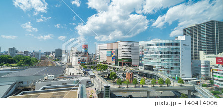 「埼玉県」JR川口駅東口前の風景 川口市 「埼玉県」JR川口駅東口前の風景 川口市 140414006