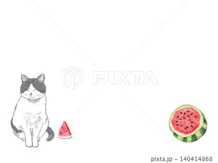 猫とスイカ 猫とスイカ 140414868