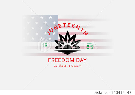 Juneteenth Freedom Day Sunrise Badge Design Juneteenth Freedom Day Sunrise Badge Design 140415142