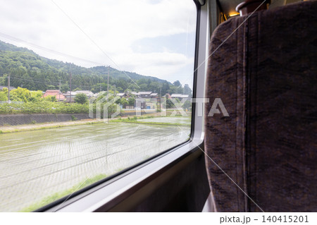特急列車からの車窓の風景 140415201