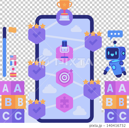 Language Learning App with AI Robot and Gamified Path Language Learning App with AI Robot and Gamified Path 140416732