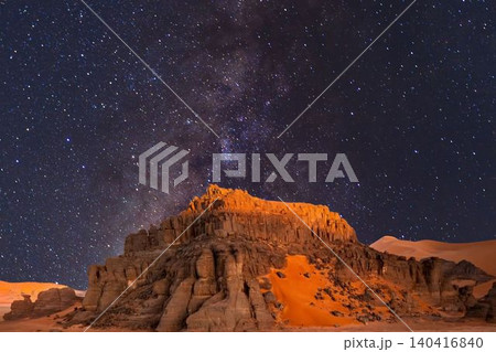 beautiful night sky with stars and milky way 140416840