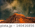 beautiful night sky with stars and milky way 140416856