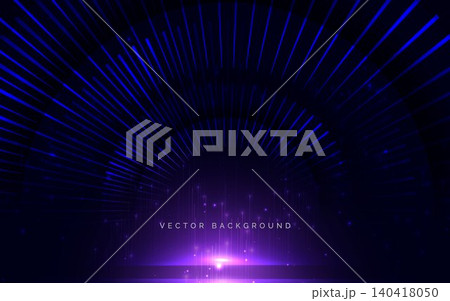 Futuristic Neon Radial Light Abstract Technology Background. Futuristic Neon Radial Light Abstract Technology Background. 140418050