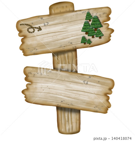 Sign Board hand drawn wooden street elements. Guide line travel,for camping arrow old banners in cute simple style. Sign Board hand drawn wooden street elements. Guide line travel,for camping arrow old banners in cute simple style. 140418074
