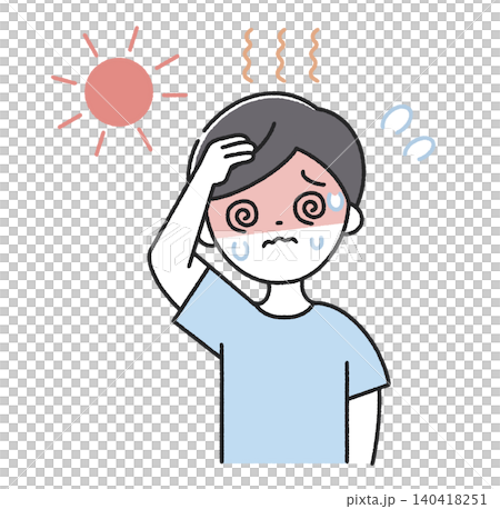 Men with heatstroke Men with heatstroke 140418251