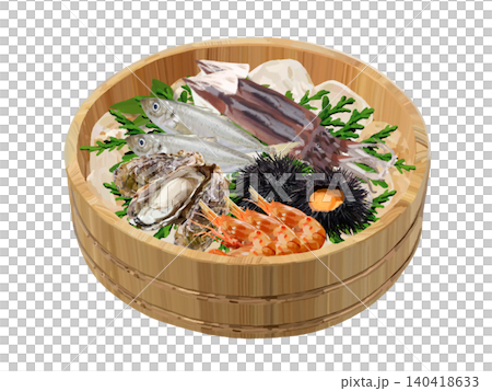 Seafood Set ② (Wooden bucket with ice) Seafood Set ② (Wooden bucket with ice) 140418633