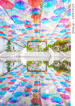 【福島県 猪苗代】猪苗代ハーブ園 アンブレラスカイ 【福島県 猪苗代】猪苗代ハーブ園 アンブレラスカイ 140419125