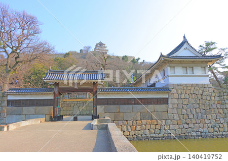 香川県丸亀市、丸亀城の風景 香川県丸亀市、丸亀城の風景 140419752