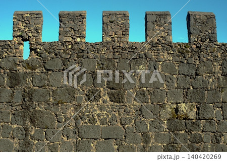 Gonio Fortress in Ajara, Georgia, near Batumi. Bright sunny day, blue sky 140420269