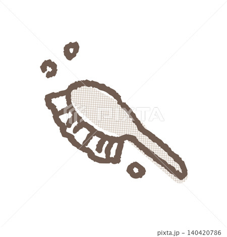 ハンドブラシのカラーイラスト ハンドブラシのカラーイラスト 140420786