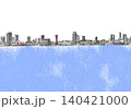 神戸ランドマーク線画(水彩)海 140421000