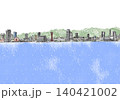 神戸ランドマーク線画(水彩)海山 140421002