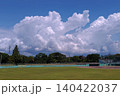 積乱雲　入道雲　かみなり雲　屋外野球場 140422037