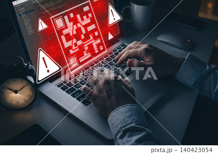 User receives scam message on laptop while working late at night User receives scam message on laptop while working late at night 140423054