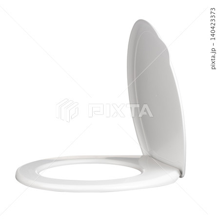 White toilet seat isolated on white background White toilet seat isolated on white background 140423373