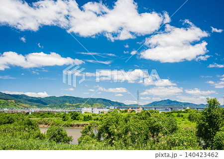 木津川風景 京都府八幡市 木津川風景 京都府八幡市 140423462