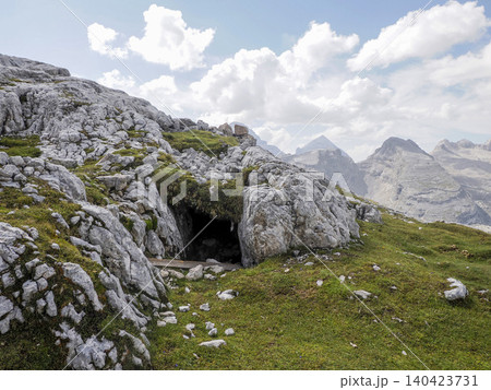 dolomites sass de stria world war I foxholes trenches tunnels dolomites sass de stria world war I foxholes trenches tunnels 140423731