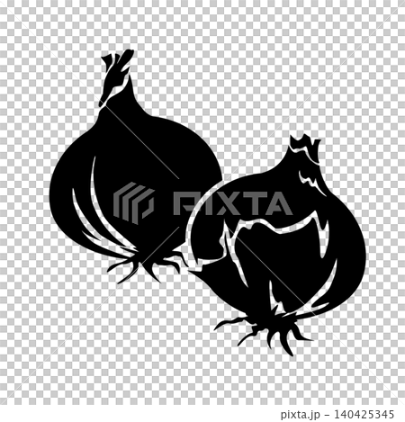 洋蔥或大蒜的向量圖 洋蔥或大蒜的向量圖 140425345